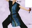 日本の歳時記・踊り半天・よさこい衣装・441・袖なし袢天　許印